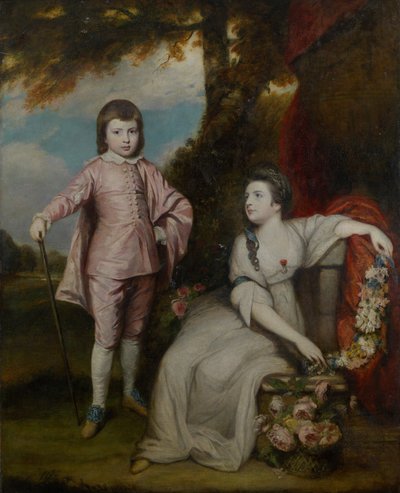 George Capel, Visconte Malden 1757-1839, e Lady Elizabeth Capel 1755-1834, 1768 da Sir Joshua Reynolds