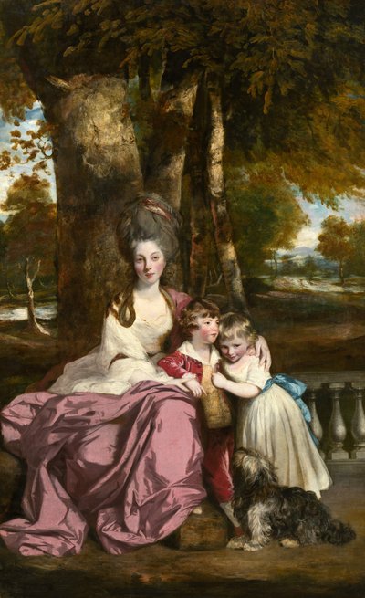 Lady Elizabeth Delmé e i suoi figli da Sir Joshua Reynolds