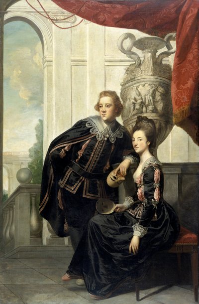 Sir Watkin Williams-Wynn e Lady Henrietta Williams-Wynn sua moglie, in costume da maschera da Sir Joshua Reynolds