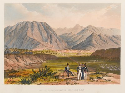 Città di Kabul, dalla strada di Jellalabad da Sir Keith A. Jackson