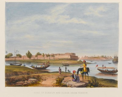 Forte di Bukkur e Roree da Sukkur da Sir Keith A. Jackson