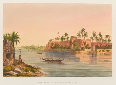 Fortezza di Bukkur da Roree da Sir Keith A. Jackson