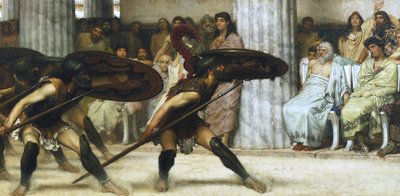 La danza pirrica da Sir Lawrence Alma Tadema