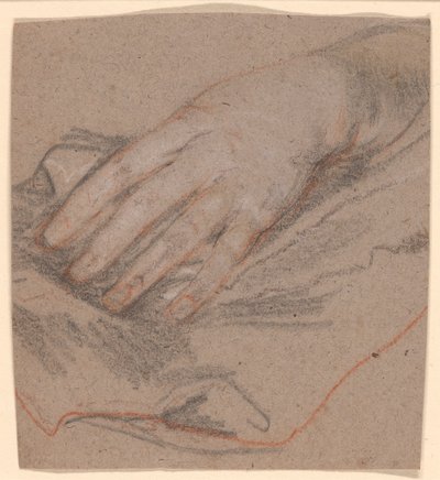 Disegno di una mano da Sir Peter Lely
