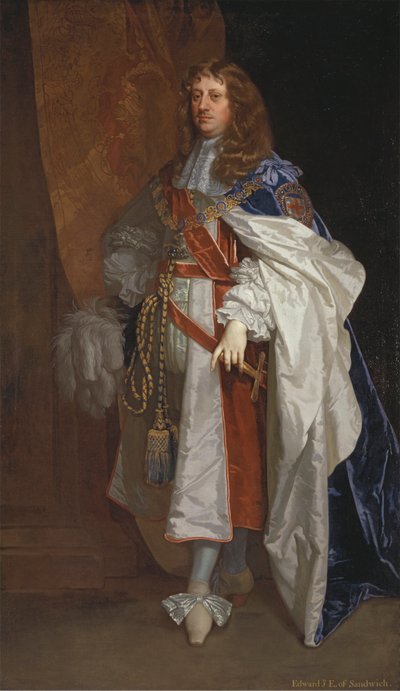 Edward Montagu, primo conte di Sandwich da Sir Peter Lely