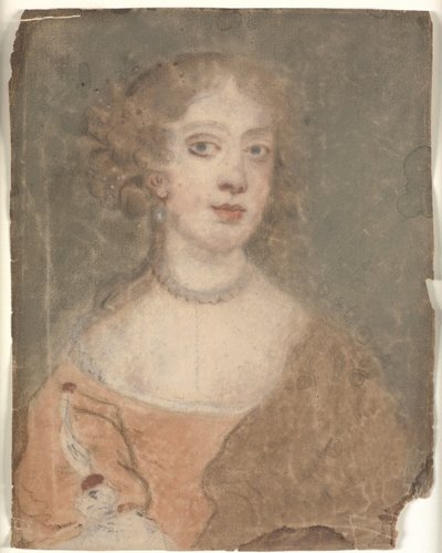 Ritratto di una signora a mezzo busto da Sir Peter Lely