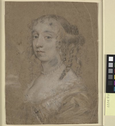 Ritratto di una signora a mezzo busto da Sir Peter Lely