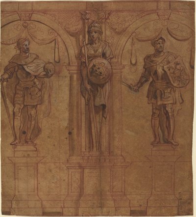Rodolfo I e Alberto I con Pallade da Sir Peter Paul Rubens and Theodoor van Thulden