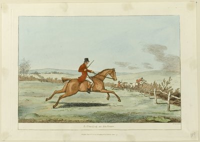 Carica di un recinto di buoi, terza tavola da Compimenti indispensabili da Sir Robert Frankland