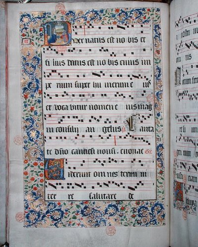 Temporal usato dalle Sorelle della Congregazione delle Carmelitane di Bruges, scritto da Suor Margarita Bruynewe da Sister Cornelia Wulfekkercke