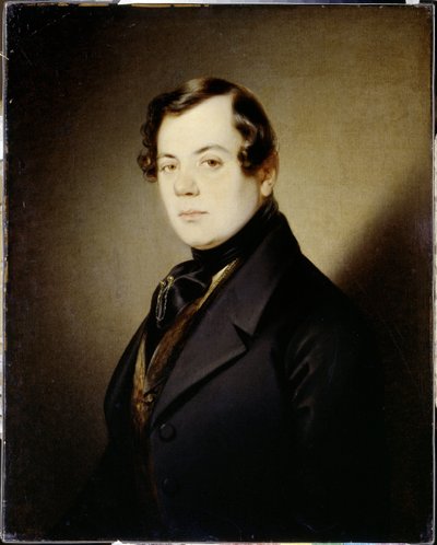 Ritratto del poeta Vladimir Grigorievitch Benediktov da Sándor Kozina