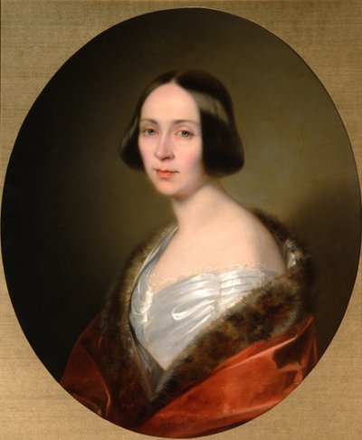 Ritratto della Contessa Luise Trofimovna Golitsyna, nata Baranova, primi anni 1840 da Sándor Kozina