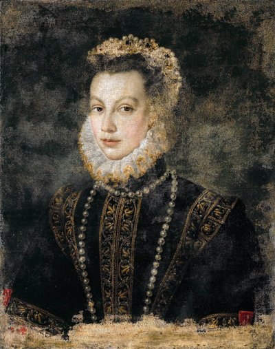 Elisabetta di Valois, Regina di Spagna da Sofonisba Anguissola