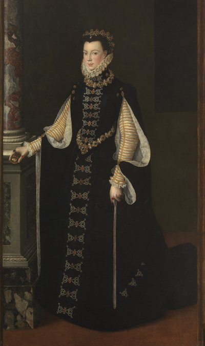 Elisabetta di Valois 1545-1568, Regina di Spagna, 1561-1565 da Sofonisba Anguissola