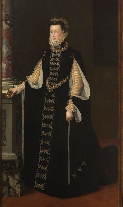 Ritratto di Elisabetta di Francia (1545-1568) o Isabella di Valois, regina di Spagna da Sofonisba Anguissola