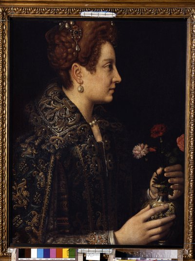 Ritratto di donna di profilo da Sofonisba Anguissola