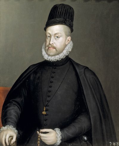Ritratto di Filippo II 1527-1598, re di Spagna e Portogallo, 1565 da Sofonisba Anguissola