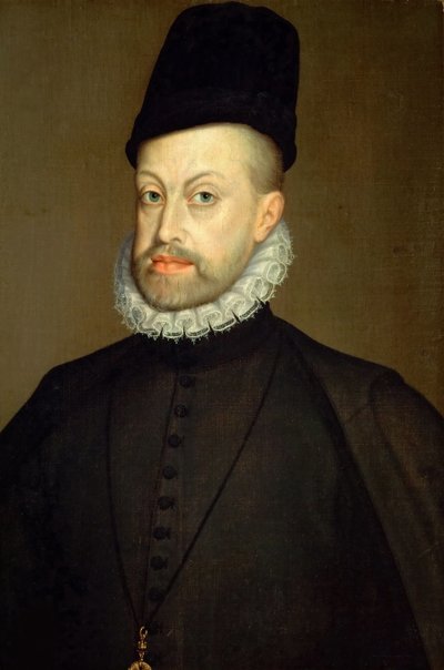 Ritratto di Filippo II 1527-1598, Re di Spagna e Portogallo, 1568 da Sofonisba Anguissola