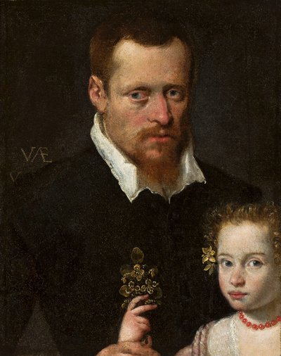 Ritratto di uomo con la figlia da Sofonisba Anguissola