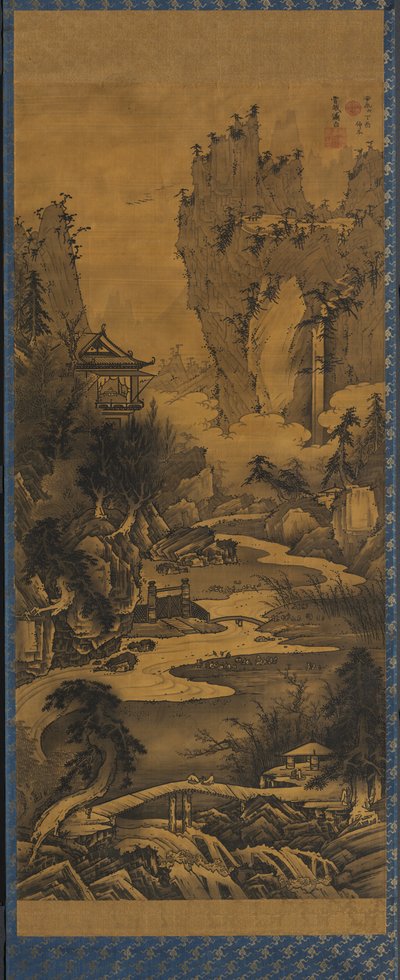 Riunione del Padiglione delle Orchidee, 1777 da Soga Shohaku