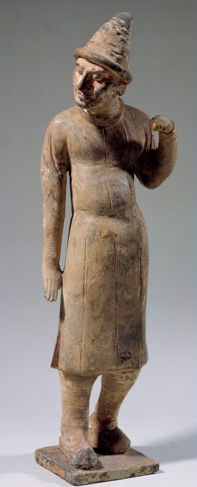 Arte cinese: statuetta di terracotta di Sogdiano da Sogdian Sogdian
