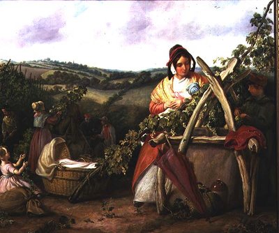Raccoglitori di luppolo da Solomon Alexander Hart