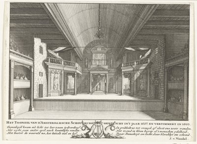 Il Teatro di Jacob van Campen, 1658 da Solomon Savery