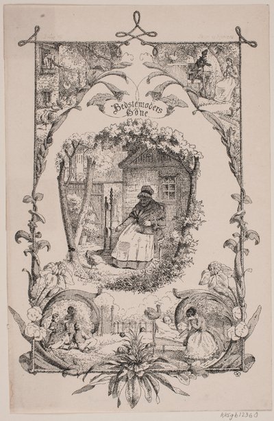 La gallina della nonna. Da J. C. Gerson: La scuola e la casa, nr. 2 da Sophus Schack