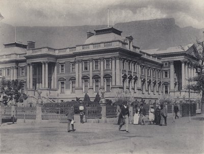 Palazzo del Parlamento, Città del Capo (foto in bianco e nero) da South African Photographer