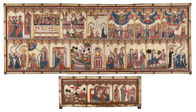 Retablo e paliotto della vita di Cristo e della Vergine da Spanish