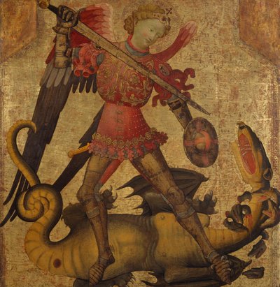 San Michele e il drago, ca. 1405 da Spanish