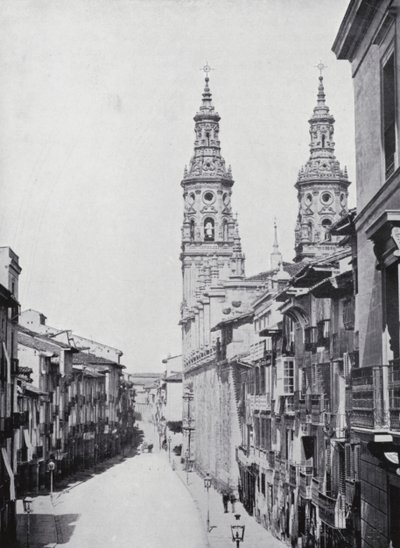 Calle Del Mercado, Logrono (b/w photo) da Spanish Photographer
