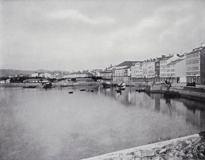 Coruna, Vista generale (foto b/n) da Spanish Photographer