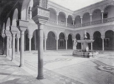 Tribunale nella Casa di Pilato, Siviglia (foto b/n) da Spanish Photographer