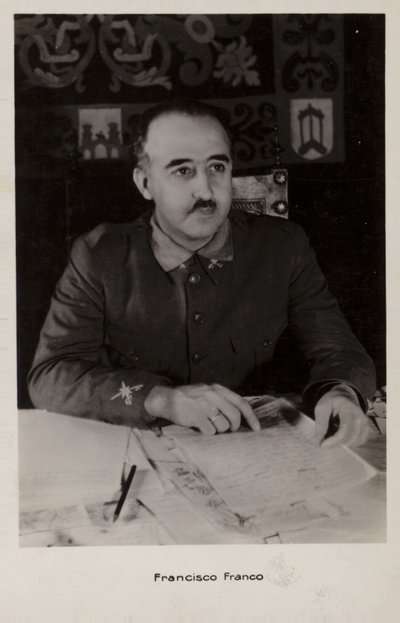 Francisco Franco (b/w photo) da Spanish Photographer