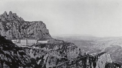 Vista generale di Montserrat (foto b/n) da Spanish Photographer
