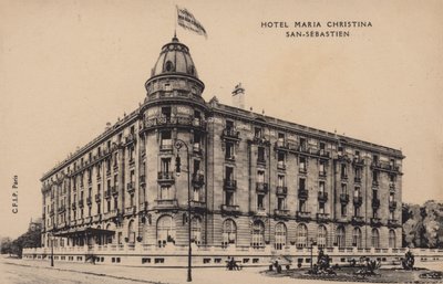 Hotel Maria Christina, San-Sebastien (foto b/n) da Spanish Photographer