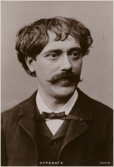 Ritratto di Pablo de Sarasate da Spanish Photographer