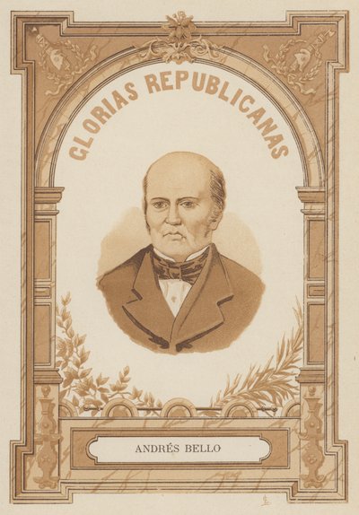 Andres Bello, umanista, politico, filosofo e poeta venezuelano da Spanish School