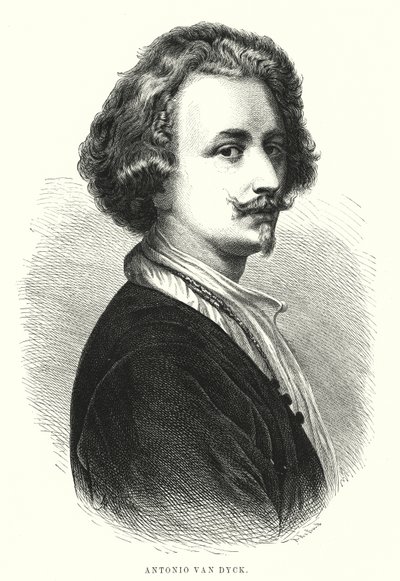 Anthony van Dyck, artista fiammingo (litografia) da Spanish School