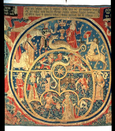 Arazzo astrologico (dettaglio centrale) da Spanish School