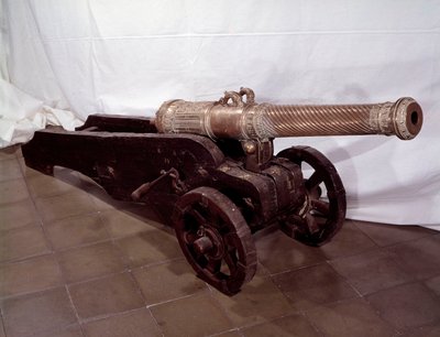 Cannone di bronzo di Francisco Ballesteros da Spanish School