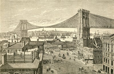 Ponte di Brooklyn, New York, Stati Uniti d