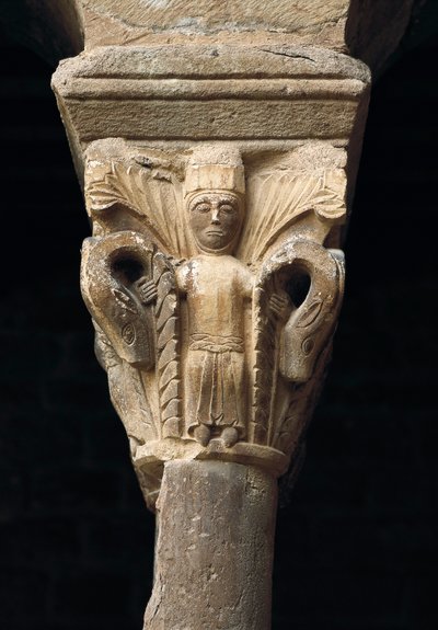 Capitello di una colonna, dalla Chiesa di Santa Maria de l