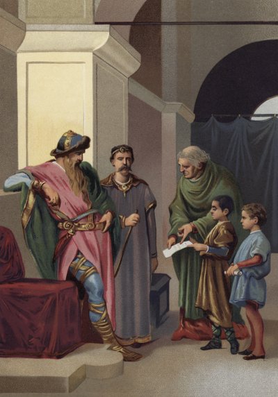 Carlo Magno visita una scuola da Spanish School
