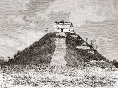 Chichen Itza, Yucatán, Messico: El Castillo alias il Tempio di Kukulkan o la piramide di Kukulkan da Spanish School