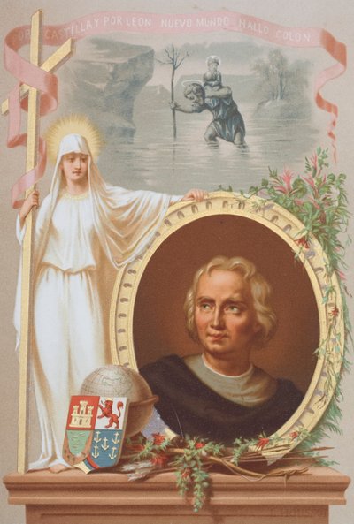 Cristoforo Colombo, navigatore genovese da Spanish School
