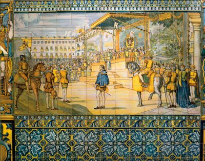 Celebrazioni a Valladolid in onore di Filippo II di Spagna nel maggio 1559 da Spanish School