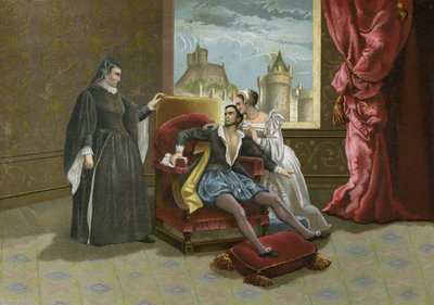 Morte di Re Carlo IX di Francia, 1574 da Spanish School