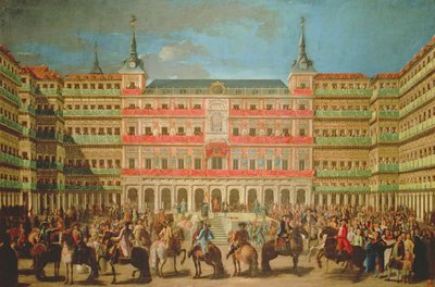 Decorazione della Plaza Mayor per l